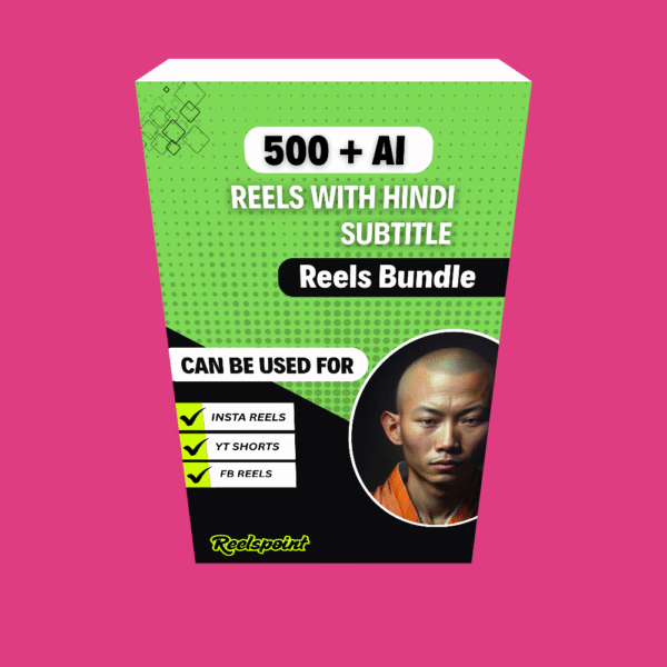 500+ AI REELS WITH HINDI SUBTITLE